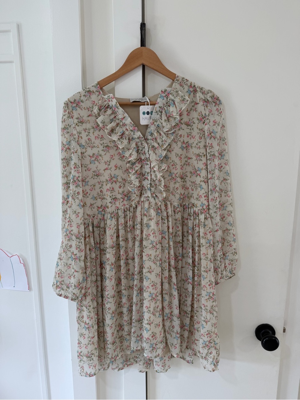 NWT Dress Forum Las Angeles Floral Mini Dress Small